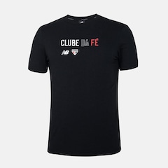 Camiseta New Balance Spfc Clube da Fé - Masculina - Foto 1