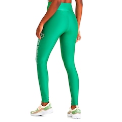 Calça Legging Caju Brasil Texurizada Com Brilho e Silk Verde Salvia - Feminino - Foto 3