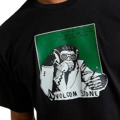 Camiseta Volcom Silk Monkey Biz - Masculina - Foto 3