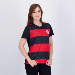 Camisa Flamengo Torcer Feminina Preta - Foto 2