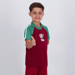 Camisa Fluminense Surdir Infantil Vinho - Foto 2