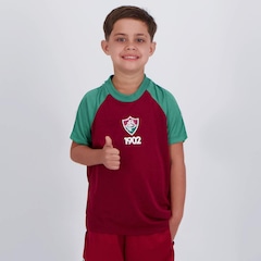 Camisa Fluminense Surdir Infantil Vinho - Foto 1