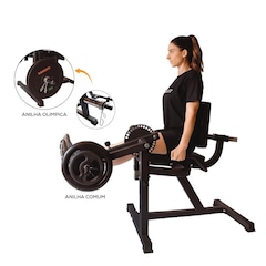 Cadeira Extensora e Flexora Ajuste de Cargas Anilhas Yangfit - Foto 7