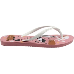 Chinelo de Dedo Havaianas Slim Pets - Feminino - Foto 2