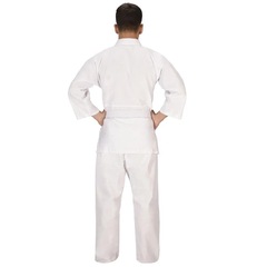 Kimono de Judo Mks Iniciante Cbj Oficial Michi + Faixa Branca - Adulto - Foto 3