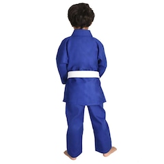Kimono de Judo Mks Cbj Oficial Seitô + Faixa Branca - Infantil - Foto 4
