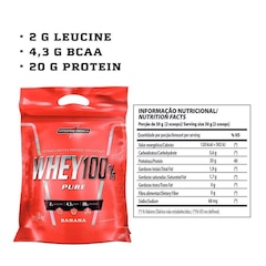 Whey 100% Pure Pouch Integralmedica 1,8kg - Foto 2