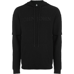 Blusão de Moletom John John Glamour In24 - Masculino - Foto 1