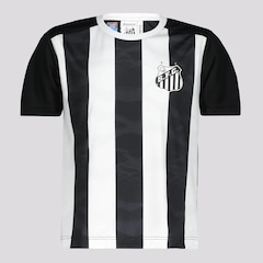 Camisa Santos Matriz Infantil Preta e Branca - Foto 5