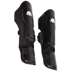 Caneleira MKS Armour Kickboxing Muay thai Preto - Foto 3