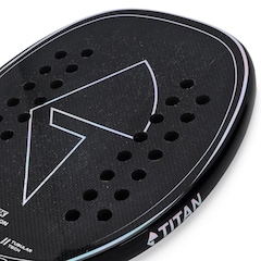 Raquete de Beach Tennis Titan Chrome - Carbono 3K - Foto 2