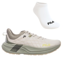 Kit Tênis Fila Racer Skytrail + Meia - Masculino - Foto 1