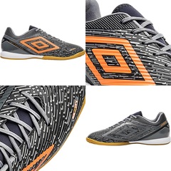 Chuteira Futsal Umbro Gravity + Meião - Masculina - Foto 7