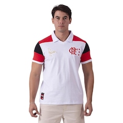 Camisa Polo Braziline Flamengo Júnior 92 - Masculina - Foto 1