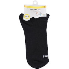 Meia Soft Cano Invisível Esportiva Atoalhada - 34 a 38 - Feminina - Foto 2