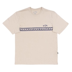 Camiseta Billabong Wave Stripe Sm25 Masculina Areia - Foto 3