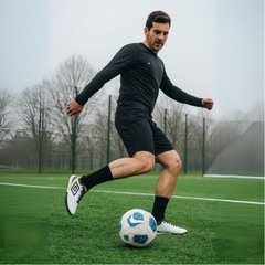 Kit Chuteira Society Umbro Adamant Top Speed Club + Meião - Adulto - Foto 2