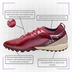 Kit Chuteira Society Umbro Adamant Top Speed Club + Meião - Adulto - Foto 3