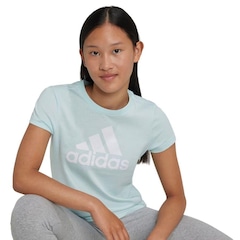 Camiseta adidas Big Logo - Infantil - Foto 4