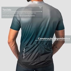 Camisa de Ciclismo Masculina Free Force Basic Dawn - Foto 2
