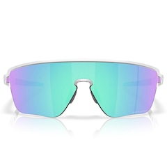 Óculos de Sol Oakley Corridor Sq Matte Clear Prizm Sapphire - Unissex - Foto 3