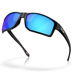 Óculos de Sol Oakley Gibston Xl Matte Black Prizm - Unissex - Foto 5
