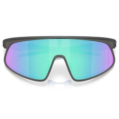 Óculos de Sol Oakley Rslv Matte Grey Smoke Prizm Sapphire - Foto 7