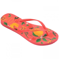Chinelo de Dedo Havaianas Slim Summer Bliss - Feminino - Foto 2