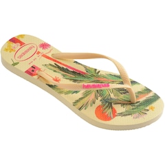 Chinelo de Dedo Havaianas Slim Summer Bliss - Feminino - Foto 2