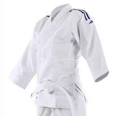 KIMONO INFANTIL JUDO JIU-JITSU ADIDAS EVOLUTION J200E-NL BRANCO - Foto 3