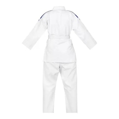 KIMONO INFANTIL JUDO ADIDAS TRANÇADO BRANCO COM FAIXA J250 - Foto 5