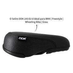 Selim Bike Ddk 243 Bmx Dirt Jump Freestyle Grau Banco - Foto 3