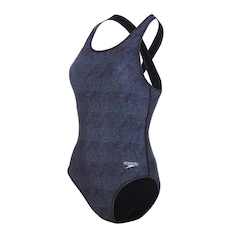 Maiô Speedo Cross Deep Map - Feminino - Foto 1
