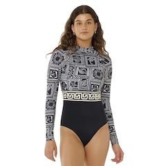 Maiô Rip Curl Mermaid Beach Upf Suit Black - Feminino - Foto 1