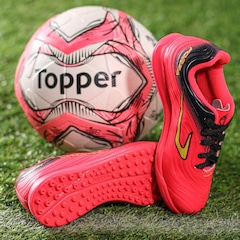 Chuteira Society Topper Forza Iii - Infantil - Foto 7