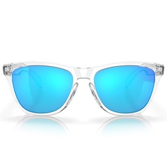 Óculos de Sol Oakley Frogskins Crystal Clear Prizm Sapphire - Foto 4