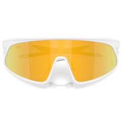 Óculos de Sol Oakley Rslv Matte White Prizm 24K - Foto 7
