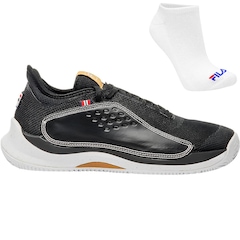 Kit Tênis Fila Mondo Foza Clay e Meias - Masculino - Foto 1