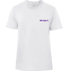 Camiseta Rip Curl Brand Icon White - Masculina - Foto 1