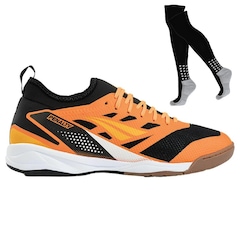 Kit Chuteira Futsal Penalty Max 500 Y-3 + Meião - Adulto - Foto 1