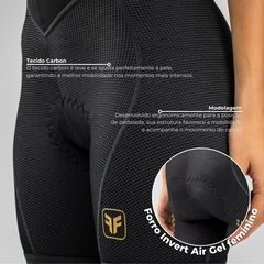 Bretelle Ciclismo Feminino Free Force Performance Gel + Meia - Foto 3