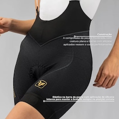 Bretelle Ciclismo Feminino Free Force Performance Gel + Meia - Foto 4