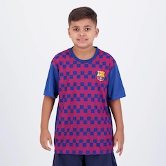 Camisa Barcelona Lamine Yamal 19 Dominant - Infantil - Foto 2