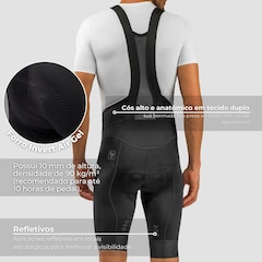 Bretelle Ciclismo Masculino Free Force Training Invert Gel - Foto 3