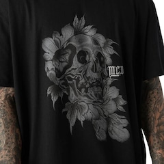 Camiseta Mcd Caveira Caligrafitti - Masculina - Foto 3