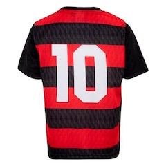 Kit Camisa do Flamengo Mini Craque Braziline + Bermuda - Infantil - Foto 7