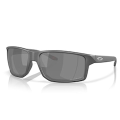 Óculos de Sol Unissex Oakley Gibston Xl Steel Prizm Black Polarized - Foto 1