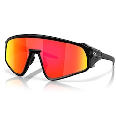 Óculos de Sol Unissex Oakley Latch Panel Matte Black Prizm Ruby - Foto 1