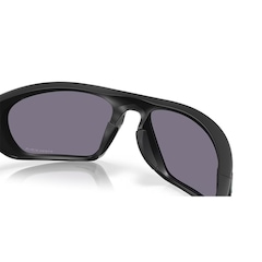 Óculos de Sol Unissex Oakley Lateralis Matte Black Ink Prizm Grey - Foto 6