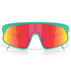 Óculos de Sol Unissex Oakley Rslv Matte Celeste Prizm Ruby - Foto 3